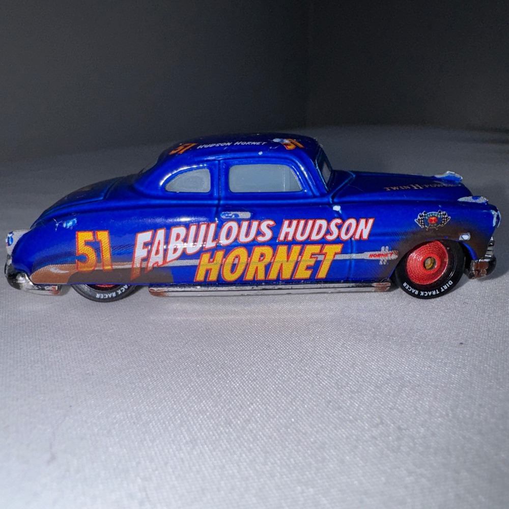 Disney Pixar Cars Mattel Fabulous Hudson Hornet Doc Hudson Blue Diecast DXV70